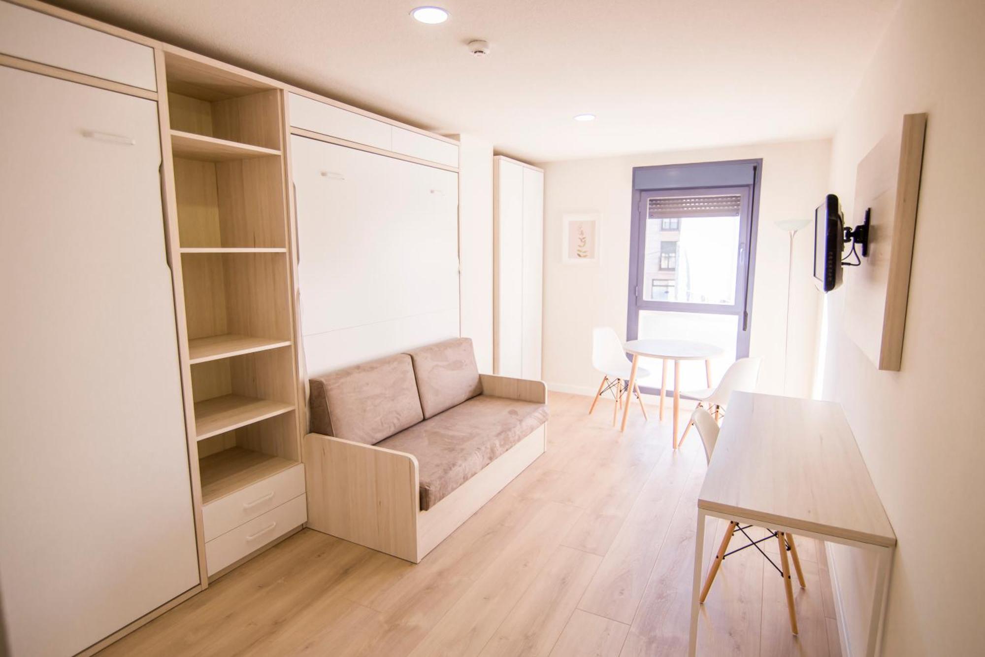 Apartamentos Plaza De Santiago - Estudios Turisticos - 1 Llave Pinto Kültér fotó