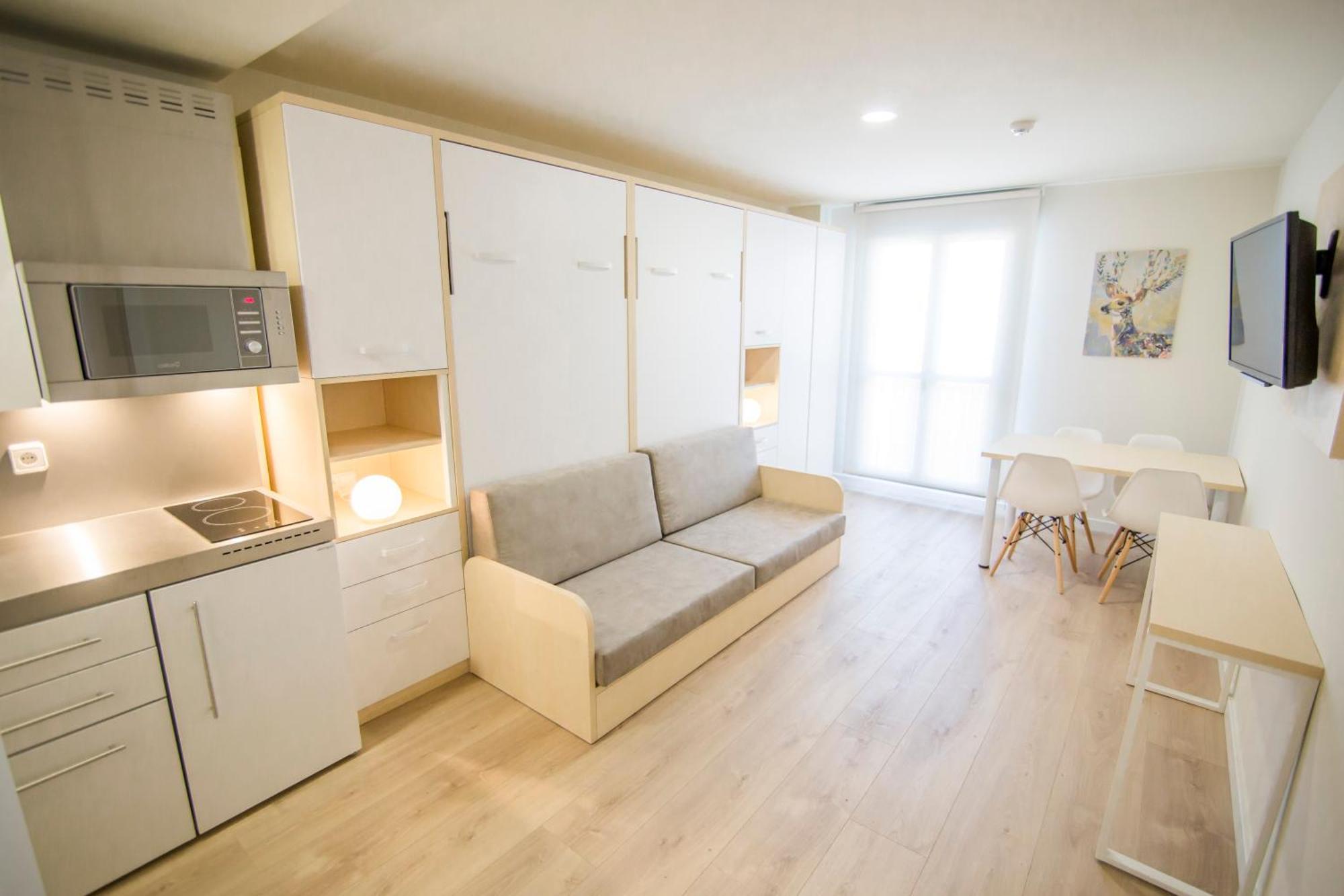 Apartamentos Plaza De Santiago - Estudios Turisticos - 1 Llave Pinto Kültér fotó